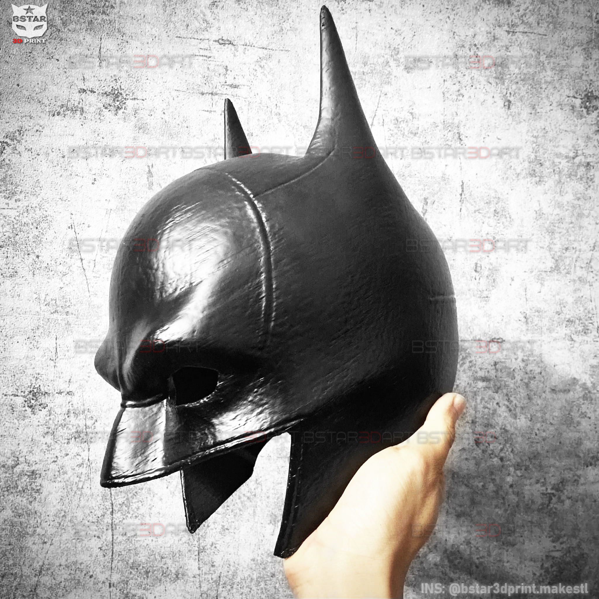 Batman Mask - Robert Pattinson - The Batman 2022 - DC comic 3D print model_4
