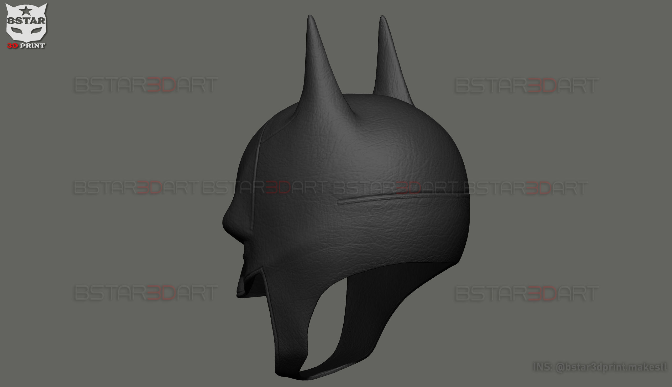 Batman Mask - Robert Pattinson - The Batman 2022 - DC comic 3D print model_16