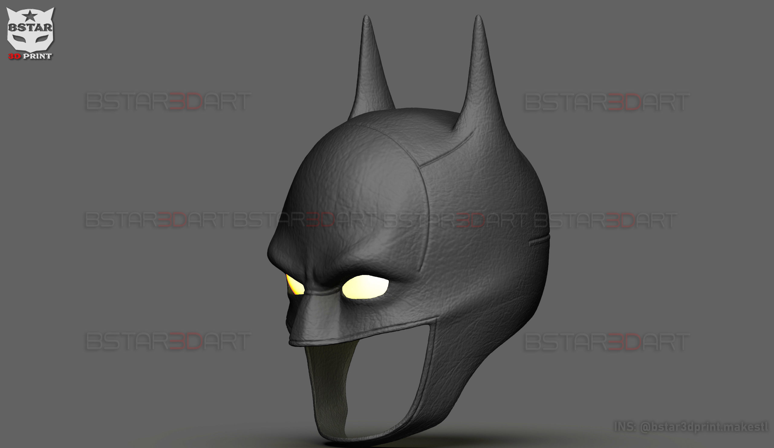 Batman Mask - Robert Pattinson - The Batman 2022 - DC comic 3D print model_12