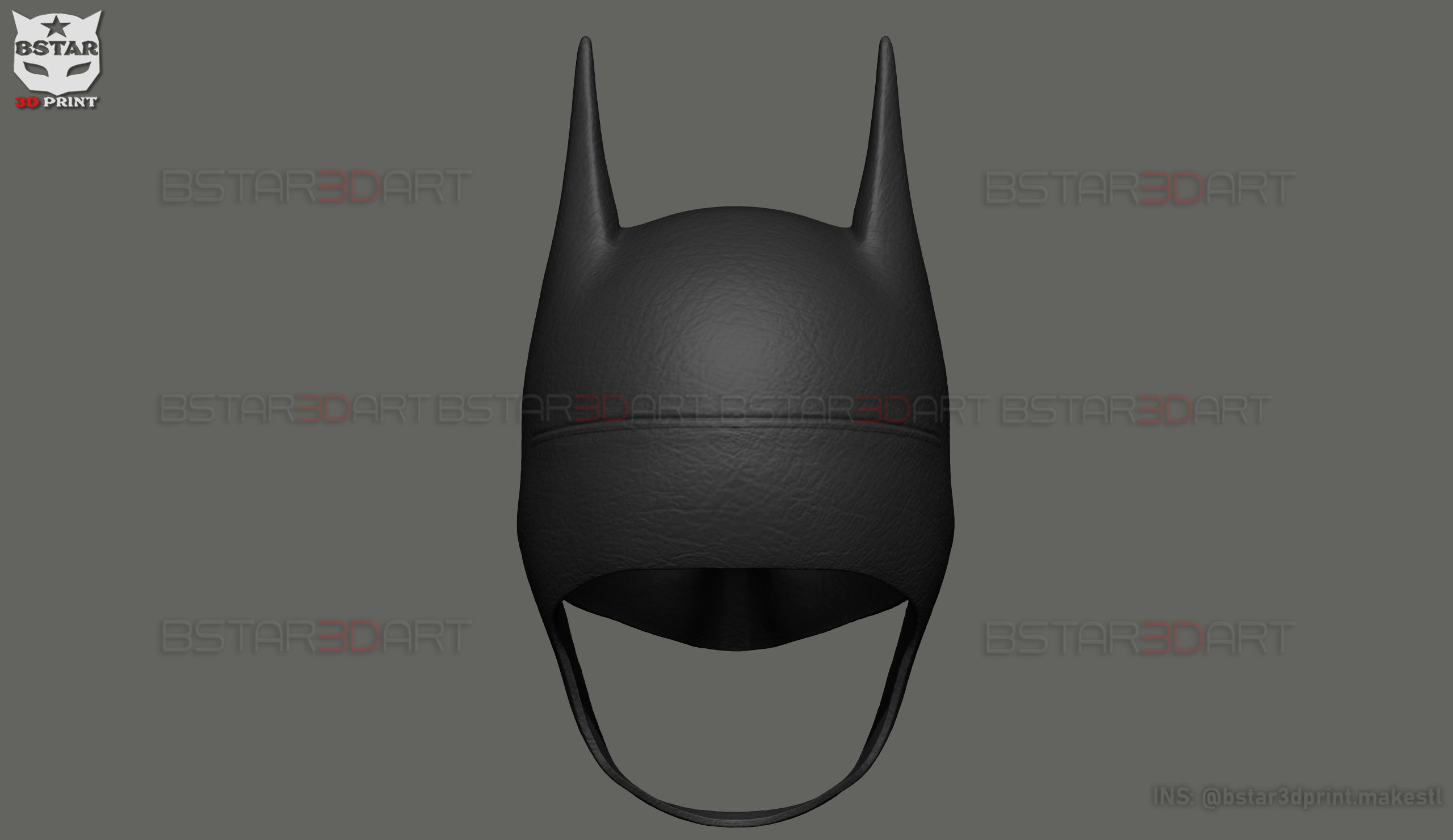 Batman Mask - Robert Pattinson - The Batman 2022 - DC comic 3D print model_17