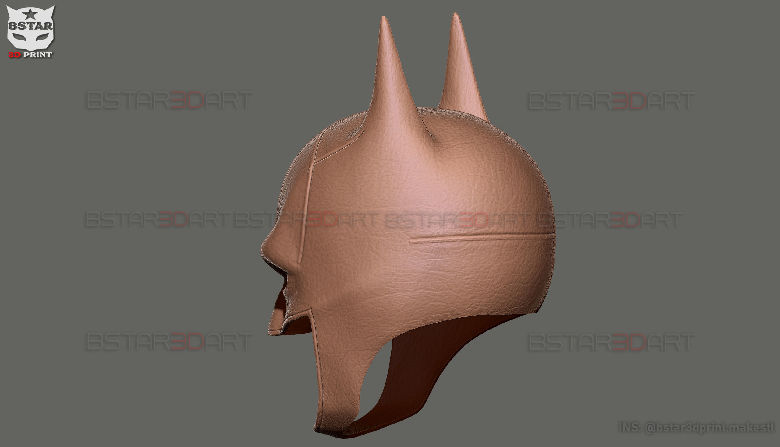 Batman Mask - Robert Pattinson - The Batman 2022 - DC comic 3D print model_22