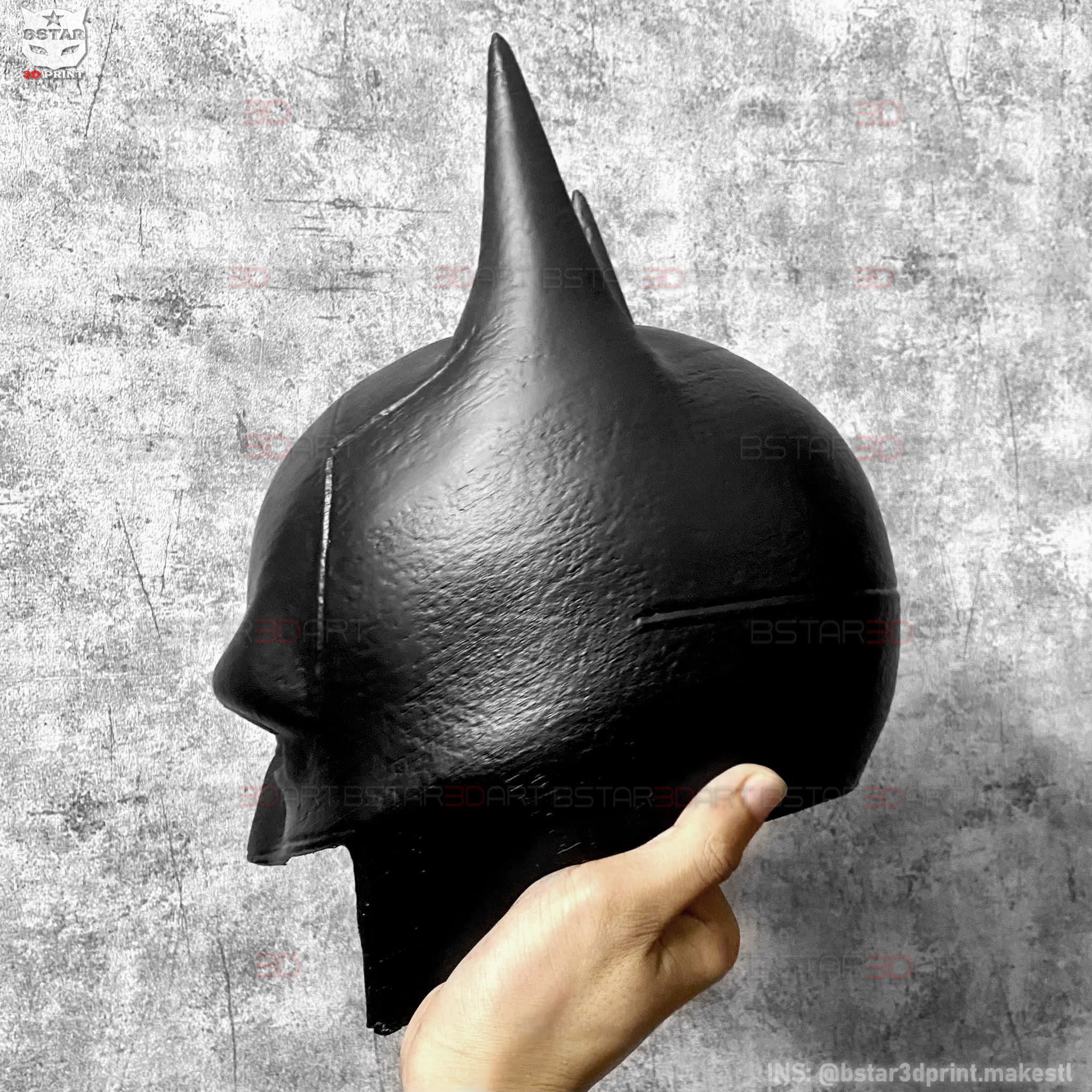 Batman Mask - Robert Pattinson - The Batman 2022 - DC comic 3D print model_5