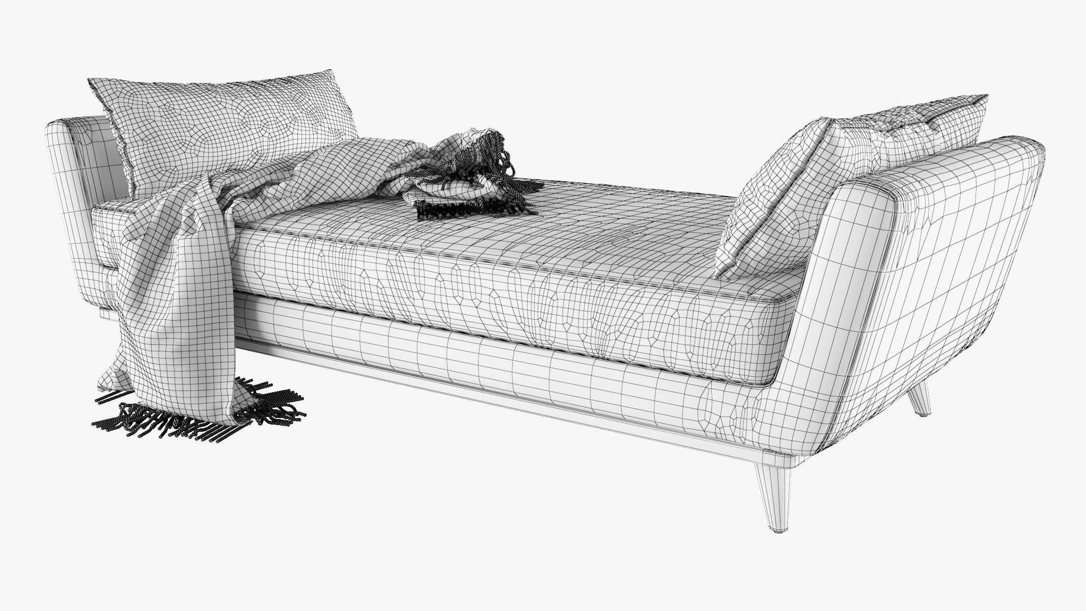 Joybird Hughes Sofa Collection 3D model_36