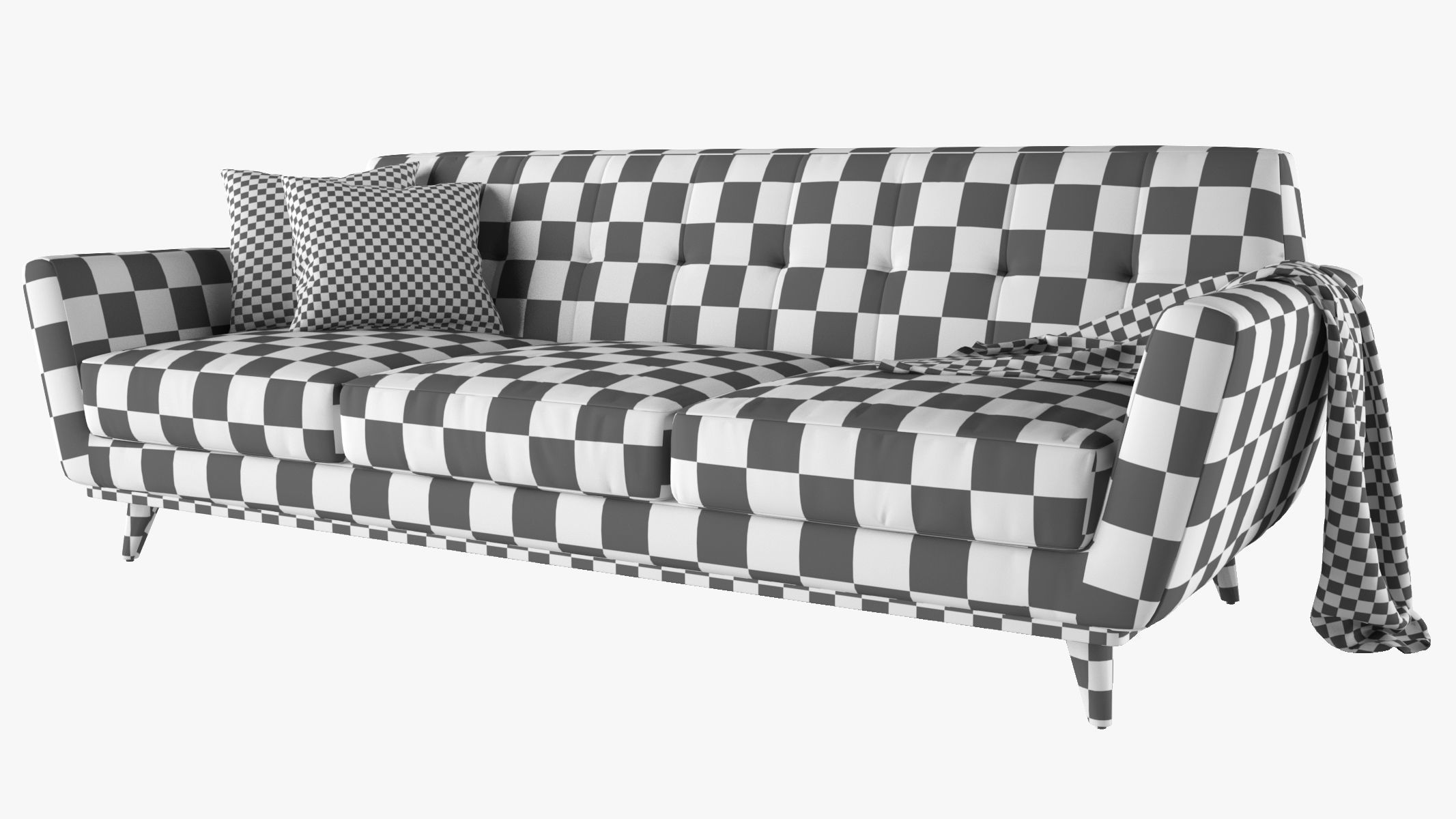Joybird Hughes Sofa Collection 3D model_12