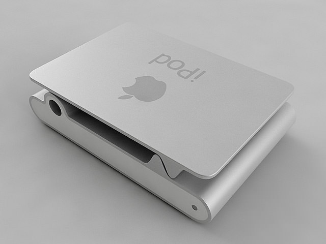 2nd Generation iPod Shuffle 3D model_2