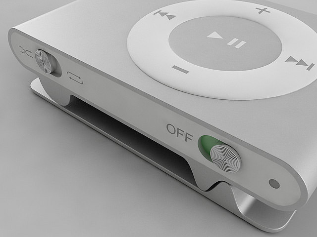 2nd Generation iPod Shuffle 3D model_3