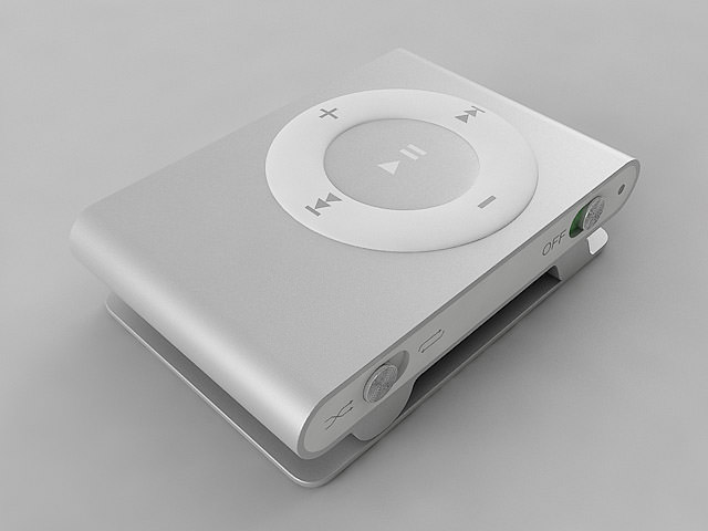 2nd Generation iPod Shuffle 3D model_4
