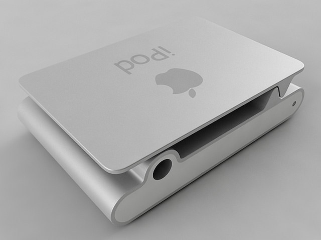 2nd Generation iPod Shuffle 3D model_1