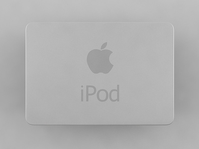 2nd Generation iPod Shuffle 3D model_7