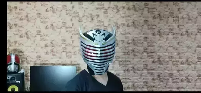 kamen rider ryuki helmat 3D print model