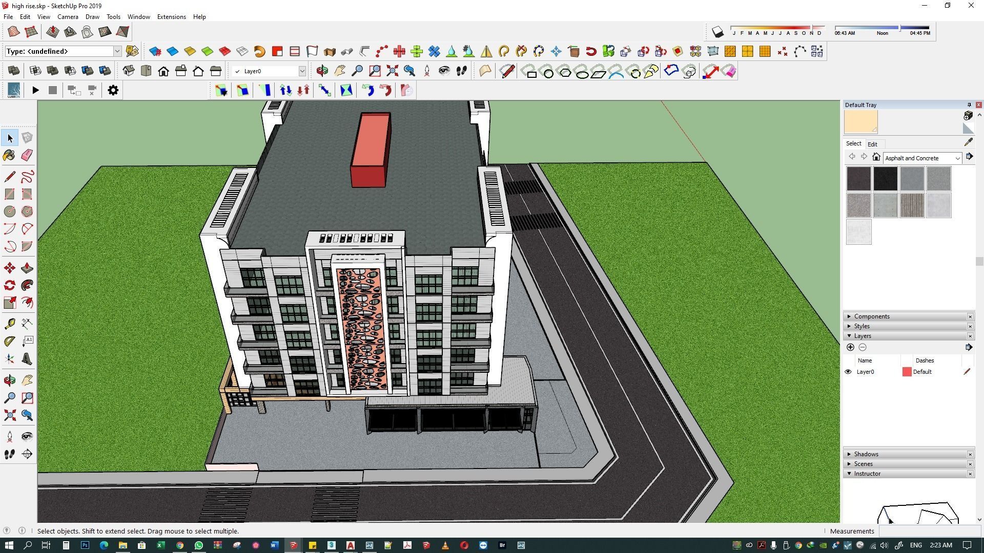 Apartment building 3d model 3D model_20