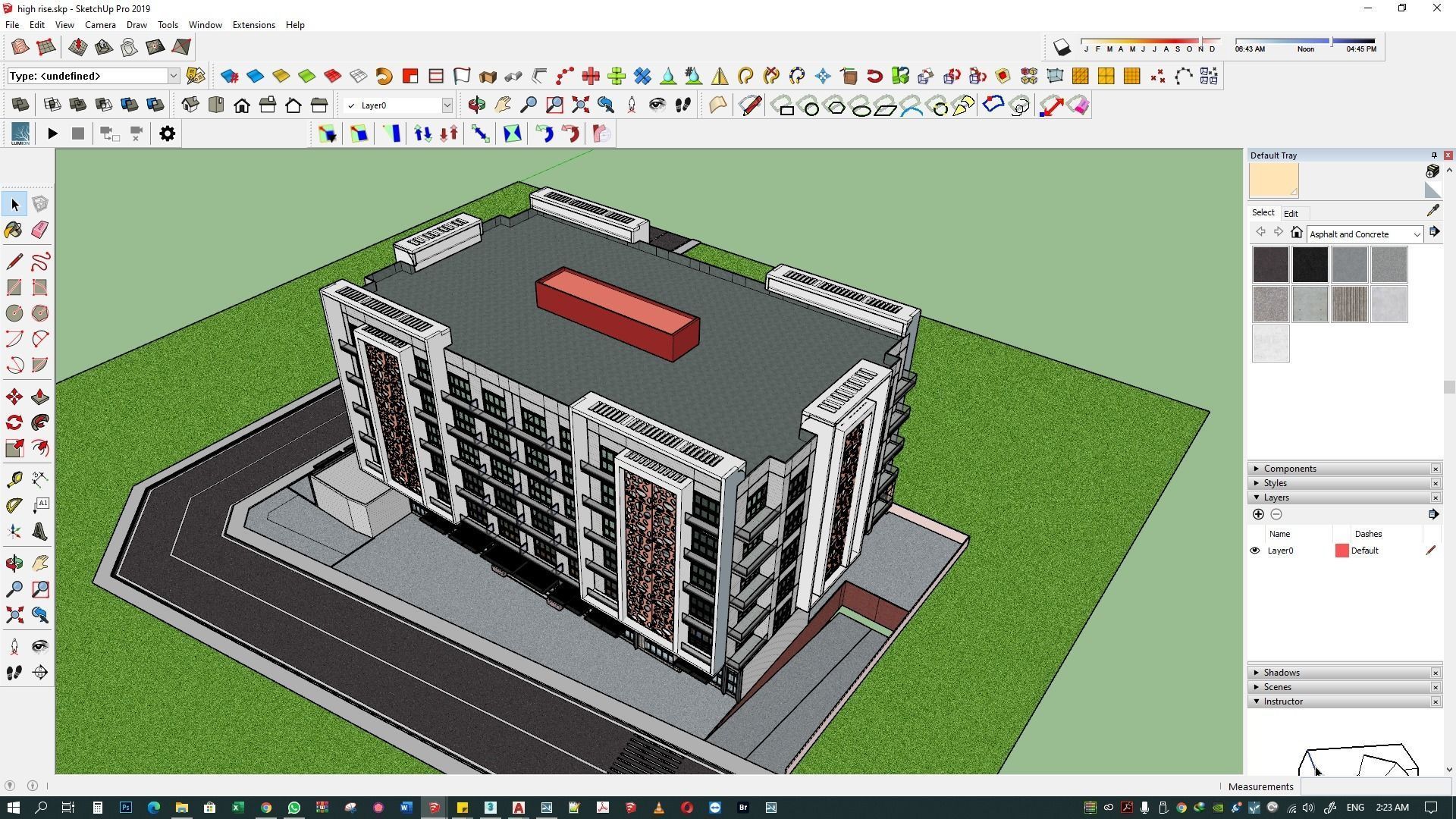 Apartment building 3d model 3D model_17
