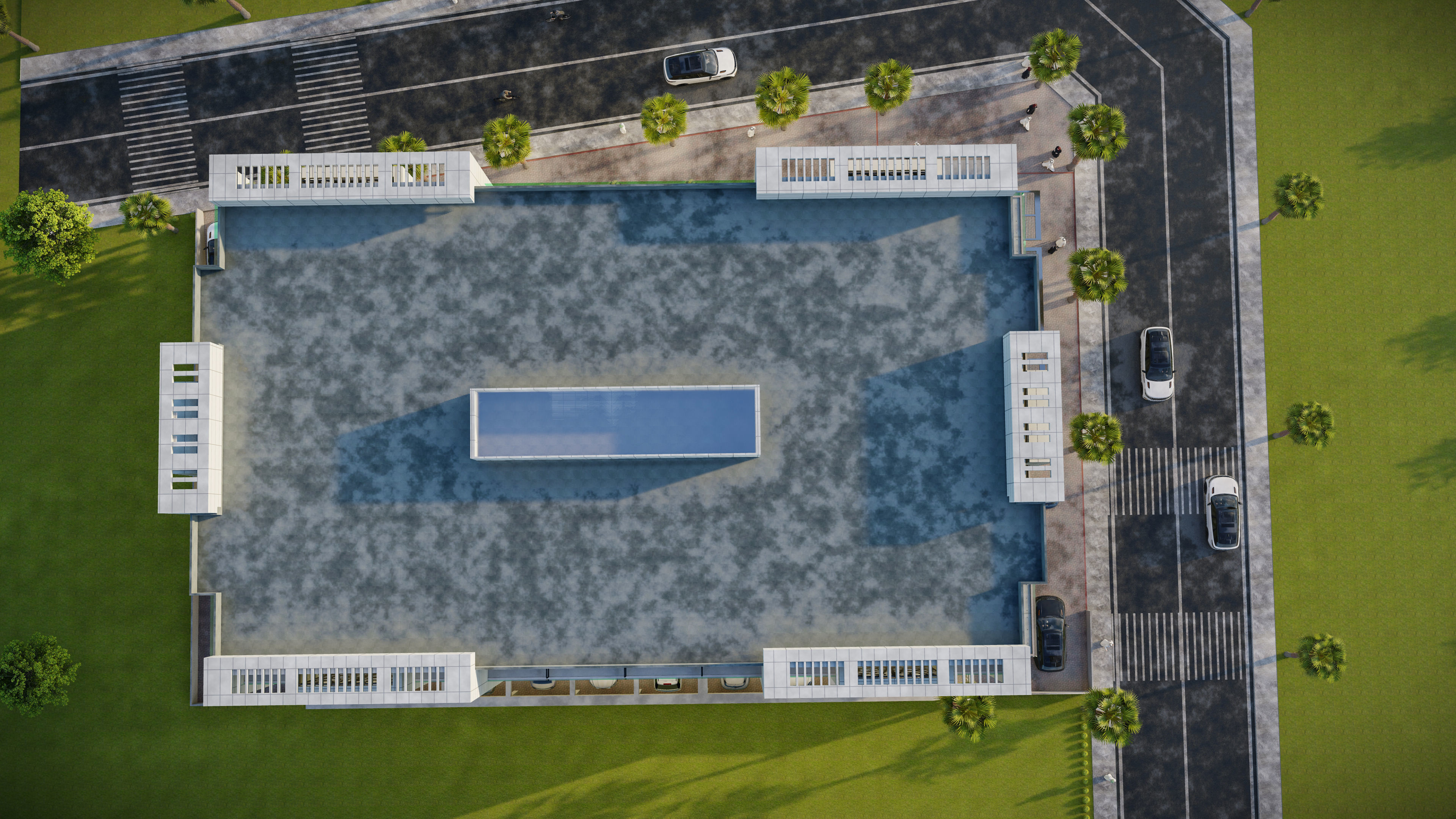 Apartment building 3d model 3D model_5