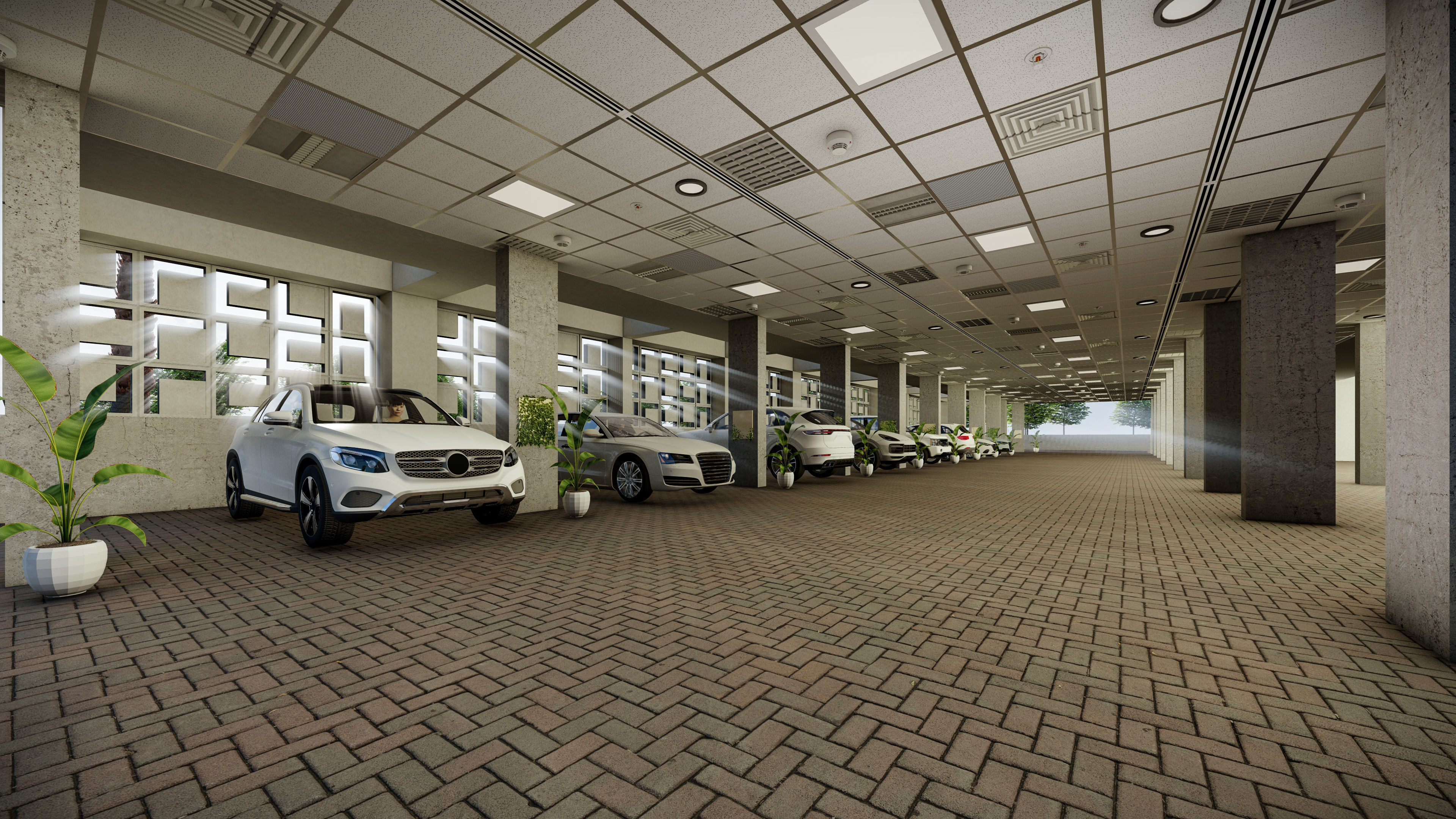 Apartment building 3d model 3D model_6