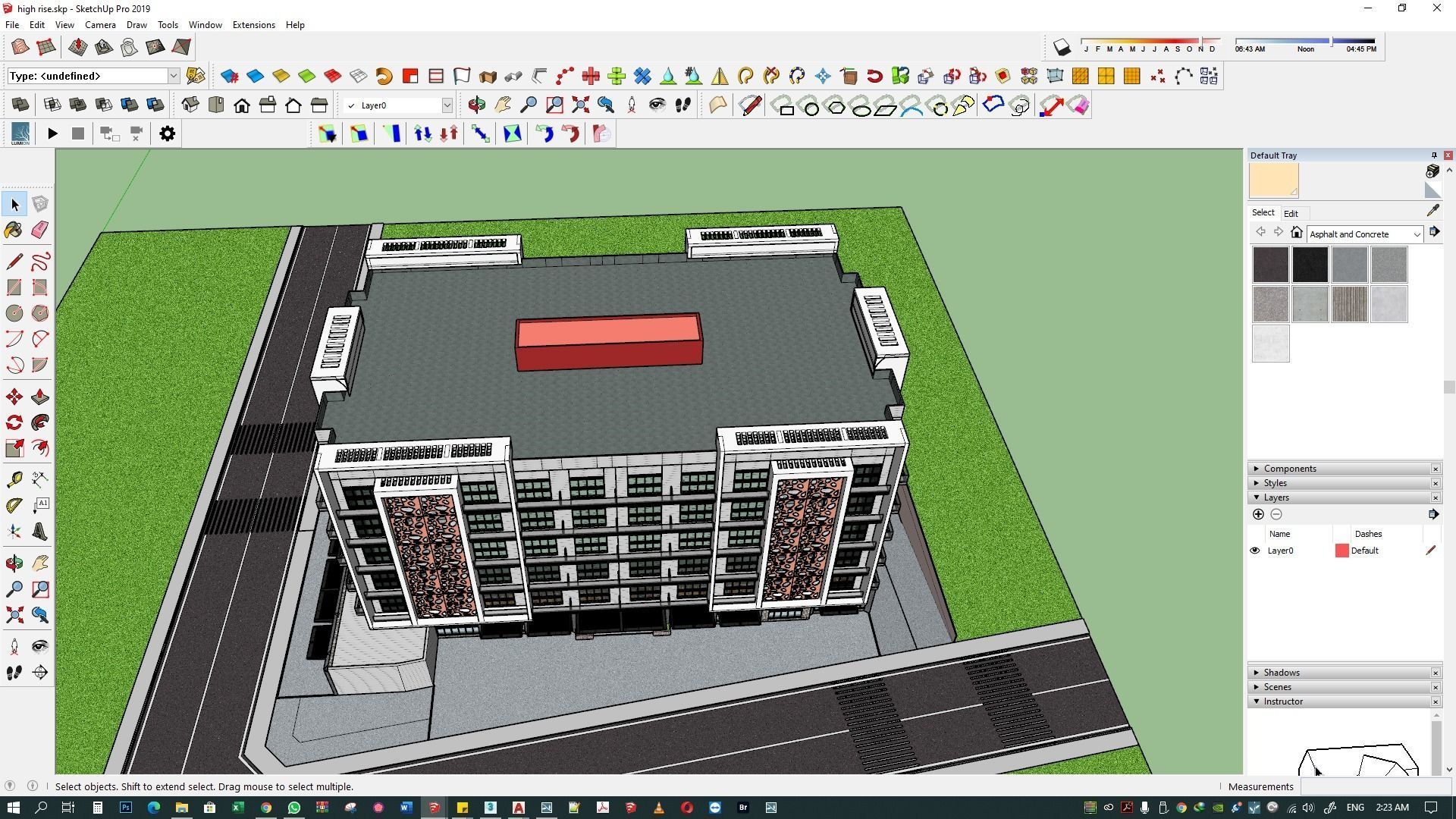 Apartment building 3d model 3D model_18