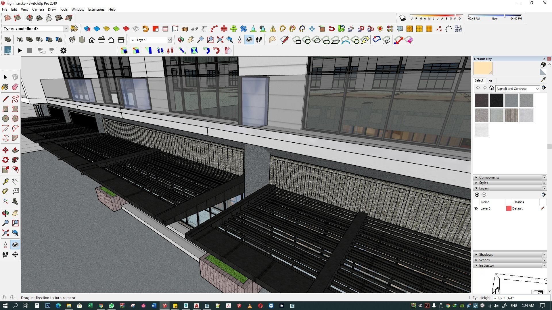 Apartment building 3d model 3D model_34