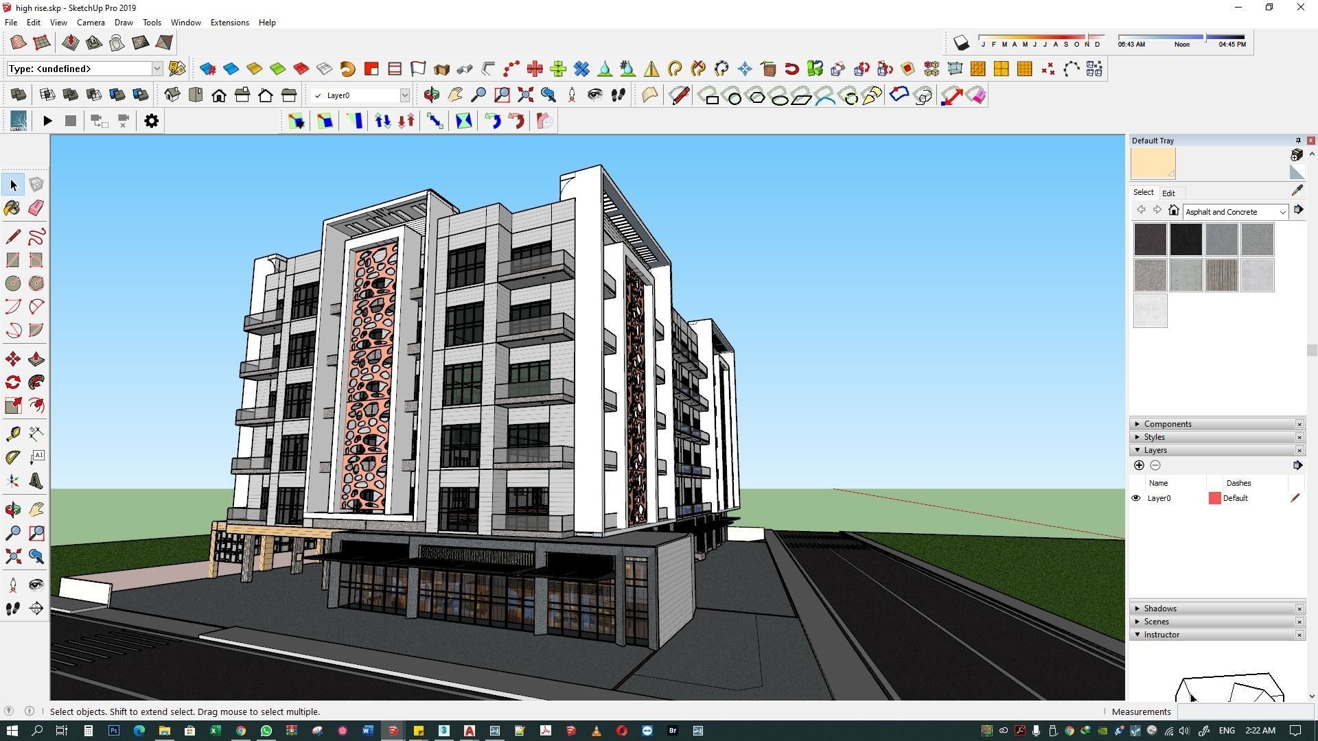 Apartment building 3d model 3D model_10