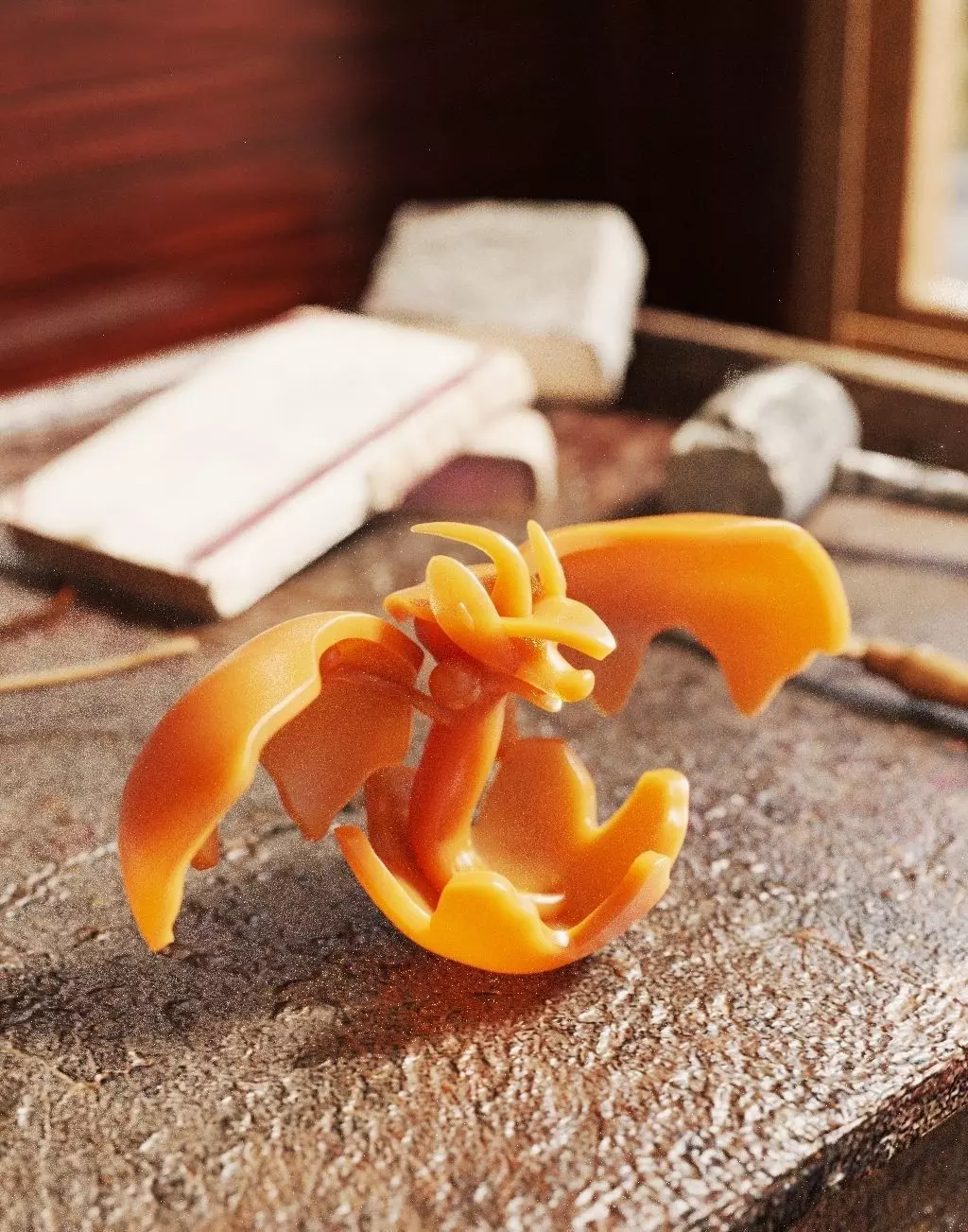 Pomdrapi dragon 3D print model_0