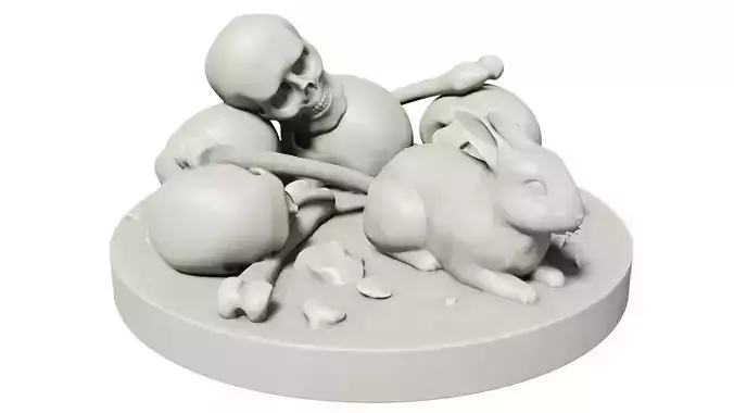 Rabbit of Caerbannog from Monty Python and the Holy Grail 3D print model