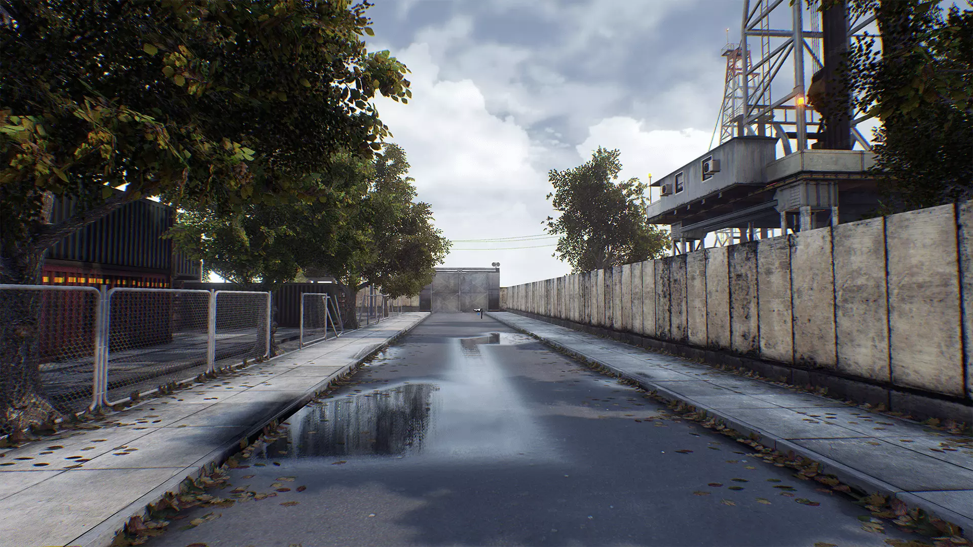 Industrial Area Hangar 3D model_0