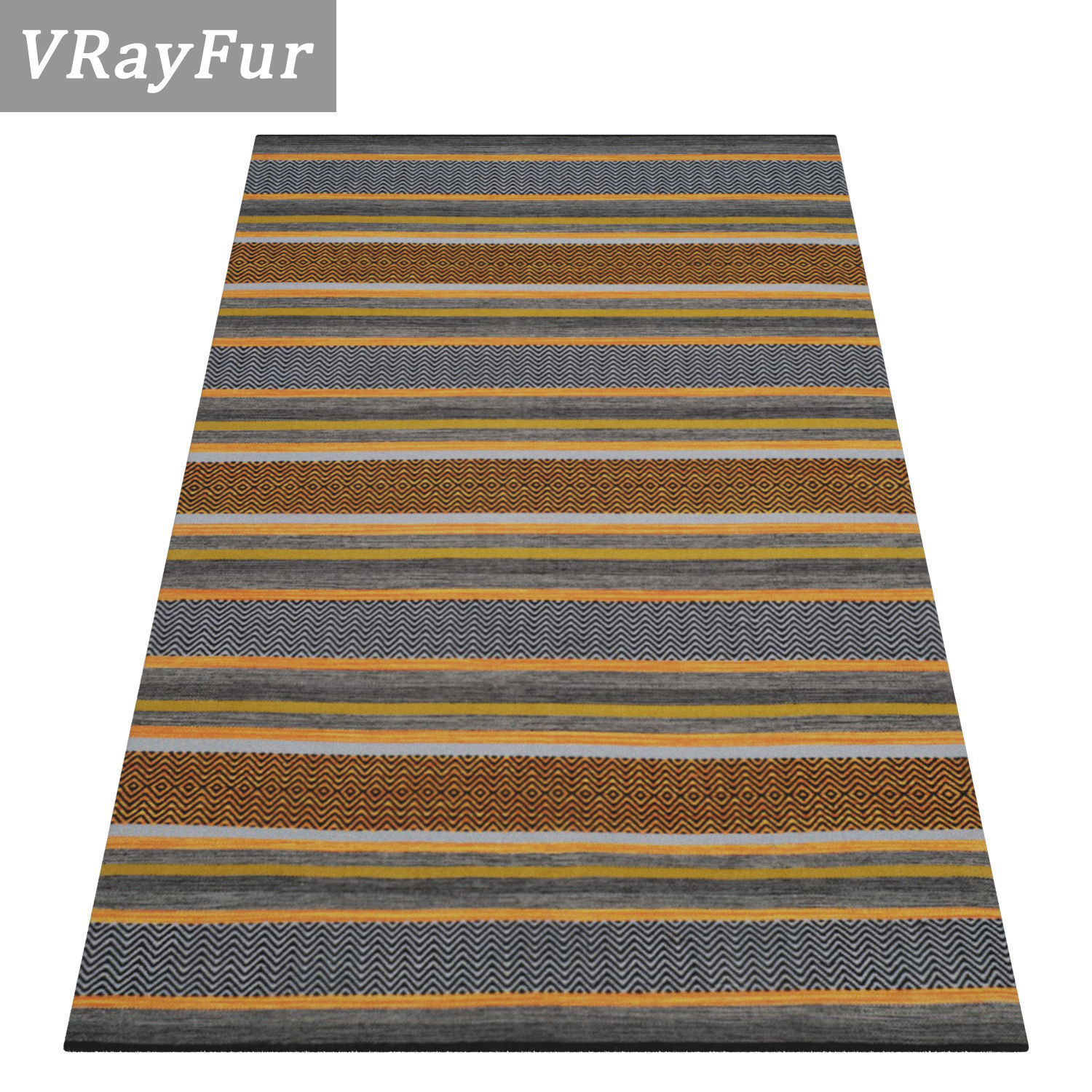 Rug Set 297 3D model_2