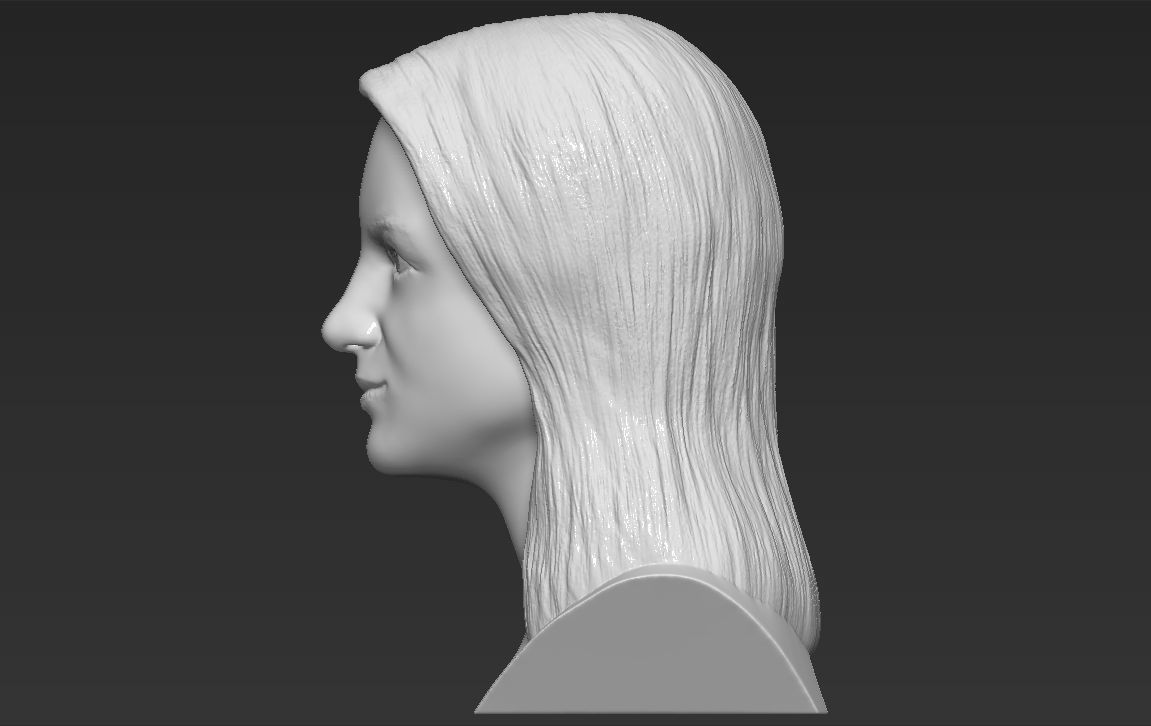 Britney Spears bust 3D printing ready stl obj formats 3D print model_3