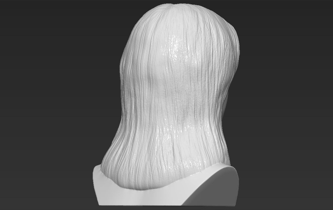 Britney Spears bust 3D printing ready stl obj formats 3D print model_6