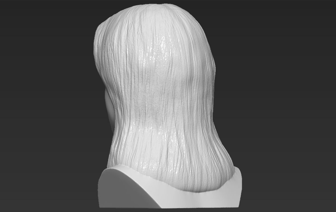 Britney Spears bust 3D printing ready stl obj formats 3D print model_4