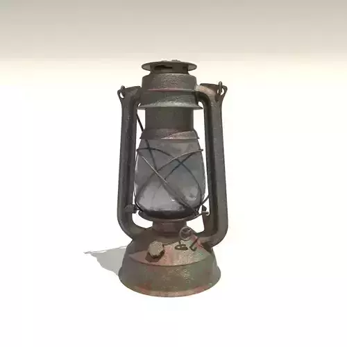 3d old lamp