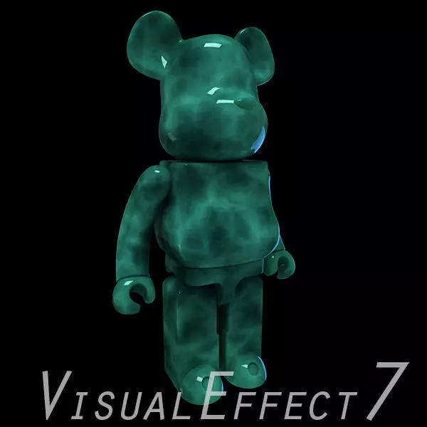 Light Green Jade Bear brick 3D model