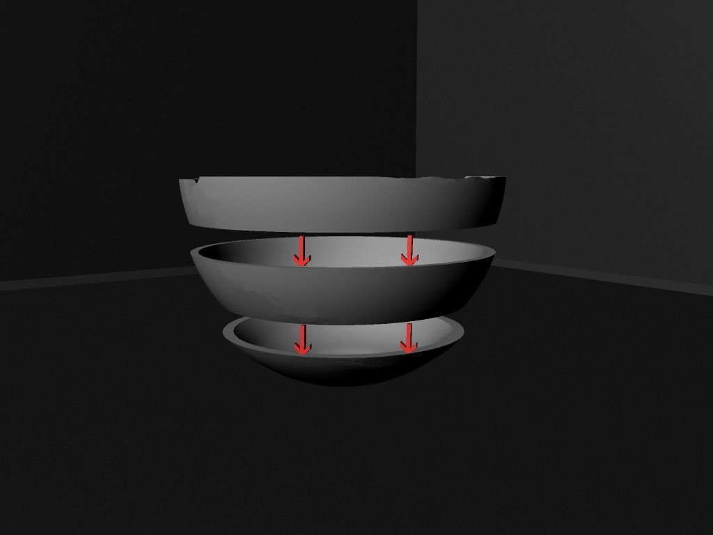 Baby Yoda with a double openable ball 3D print model_4