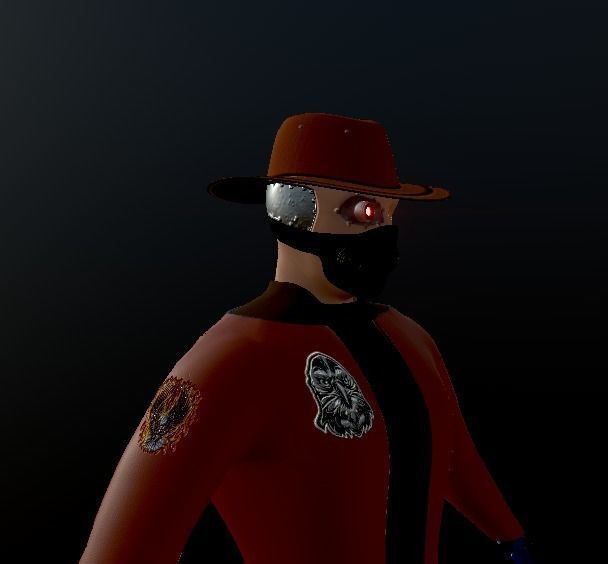 Man with prosthesis 3D model_4