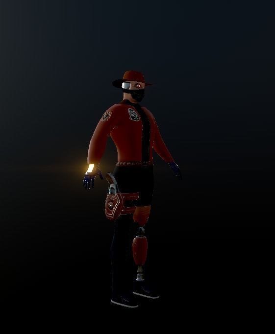 Man with prosthesis 3D model_7