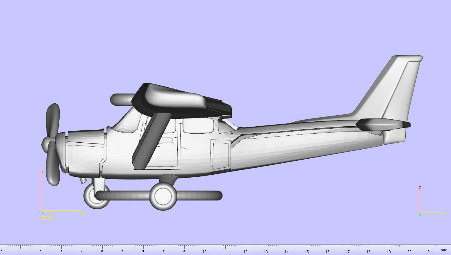 190930 Pendant Cessa 137 3D print model_18