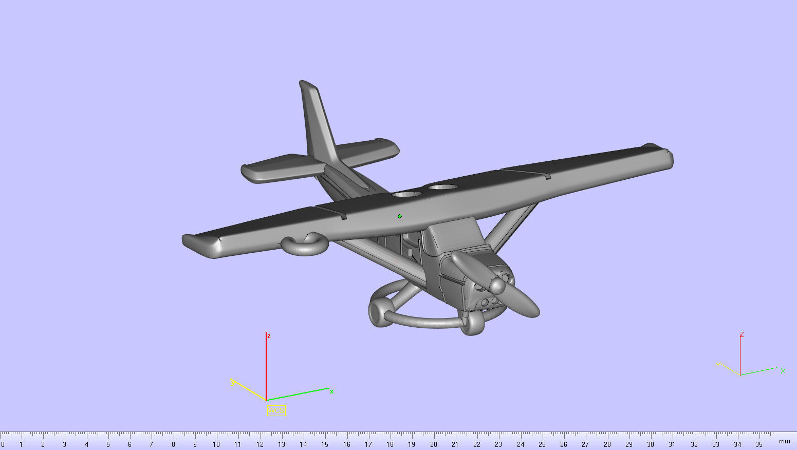 190930 Pendant Cessa 137 3D print model_16