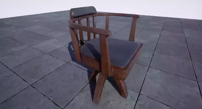 Old wooden chair