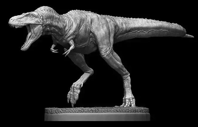 Daspletosaurus Rex statue with base