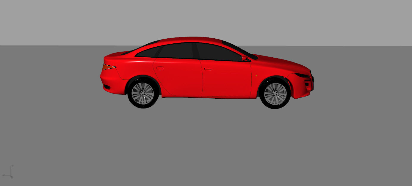 Audi-A6 car 3D model_3