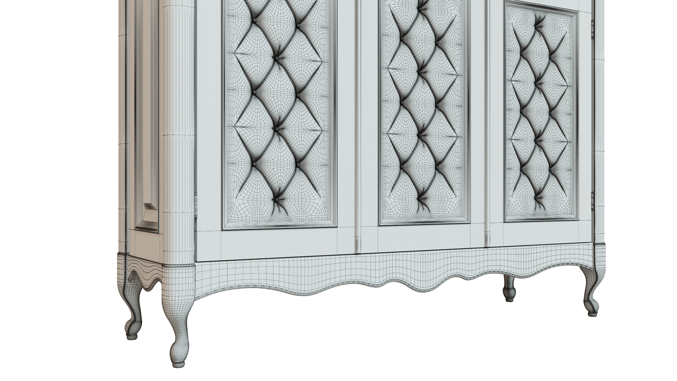 classic cabinet 04 06 3D model_12