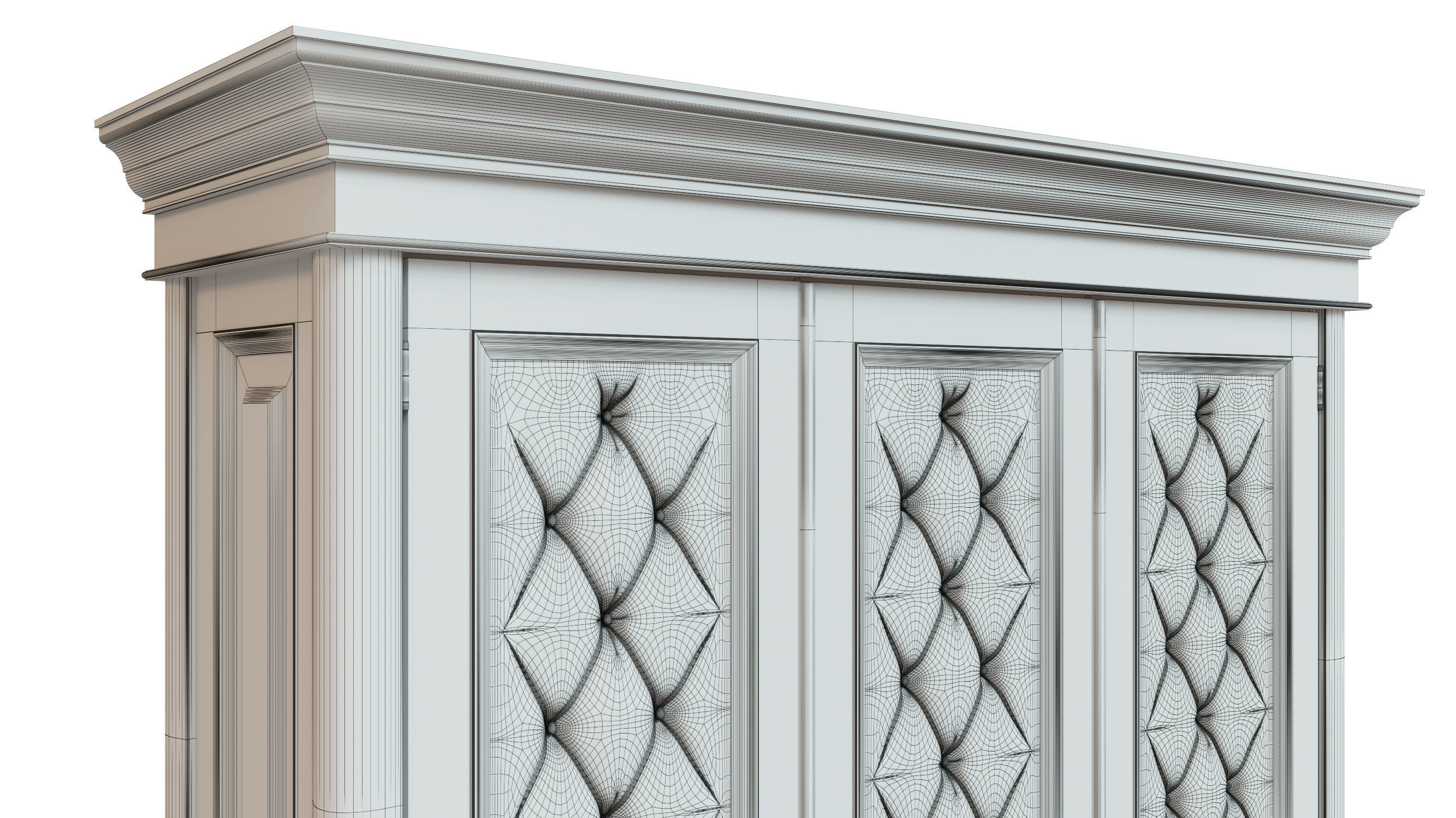 classic cabinet 04 06 3D model_9