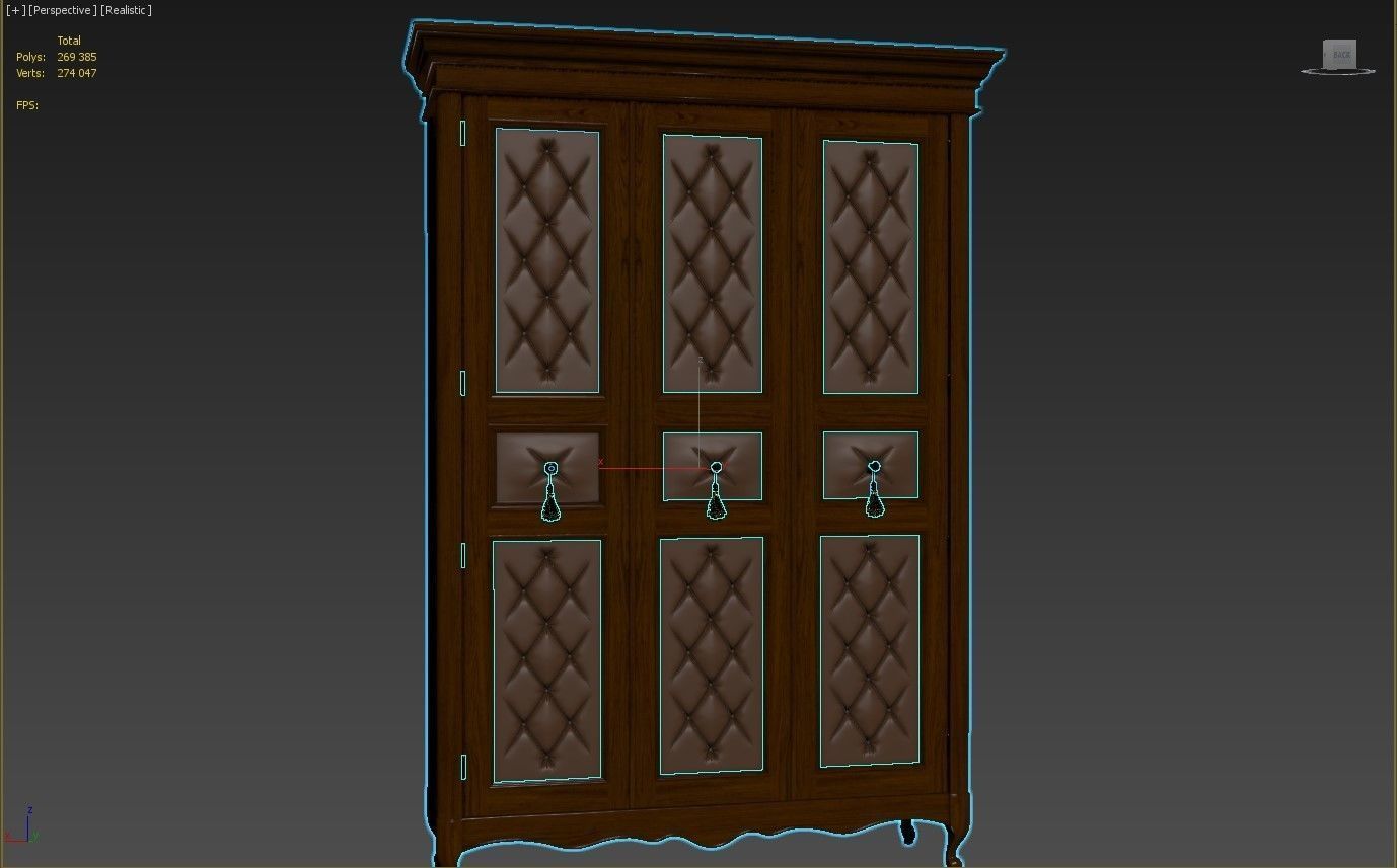 classic cabinet 04 06 3D model_15