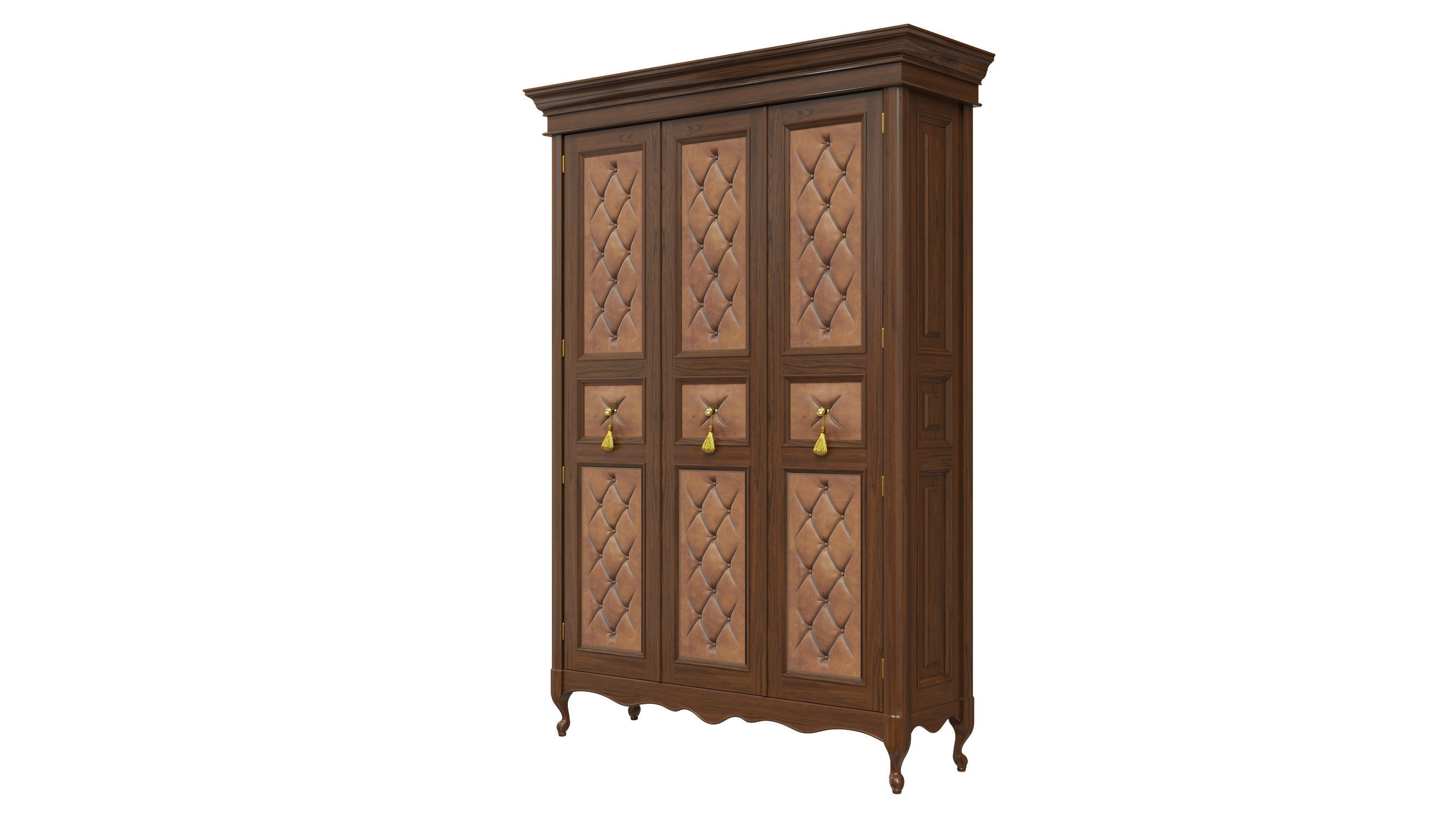 classic cabinet 04 06 3D model_5