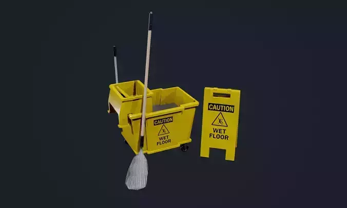 Mop Bucket Game Ready 02