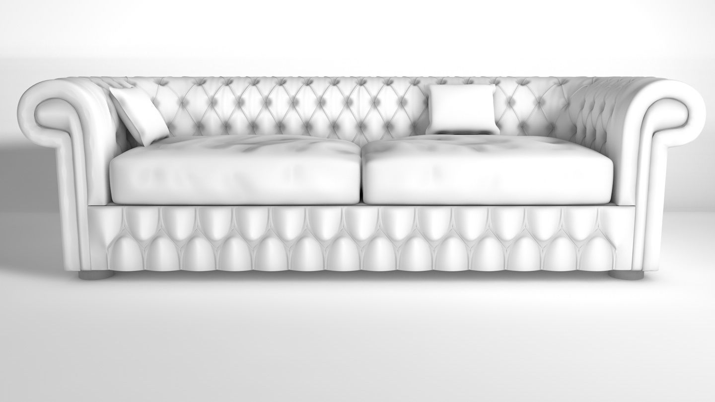Chesterfield sofa 3D model_1