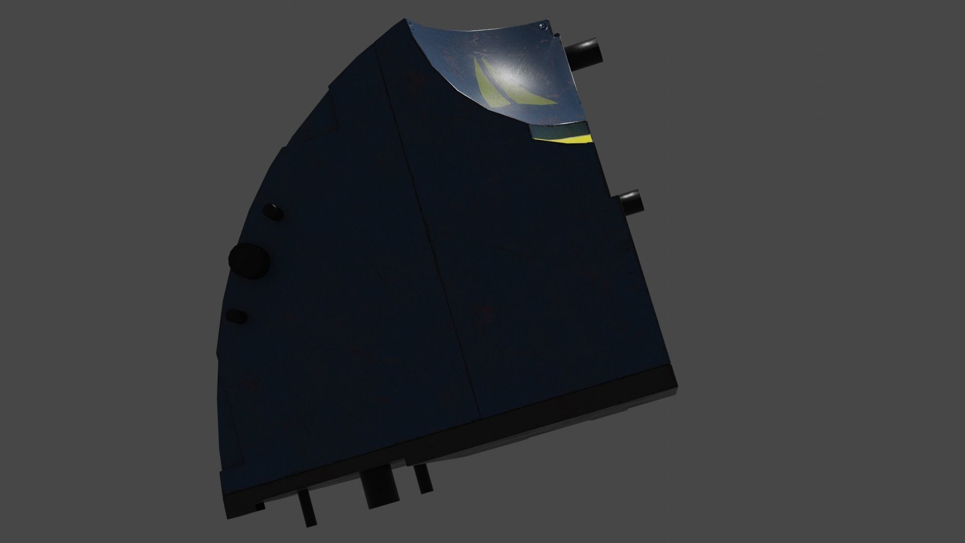 Old Y2J Hollow Sphere Low-poly 3D model_6