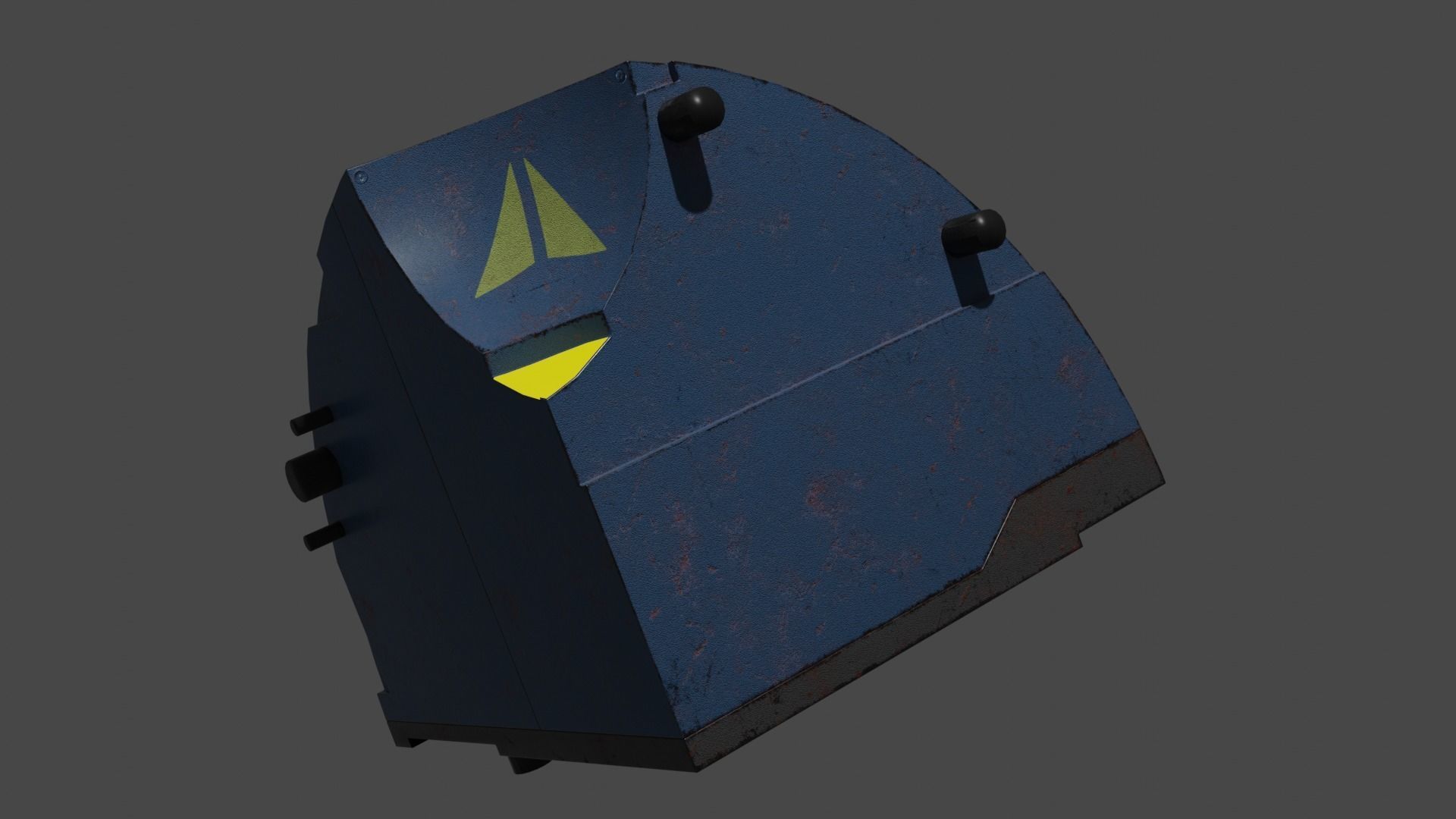 Old Y2J Hollow Sphere Low-poly 3D model_7