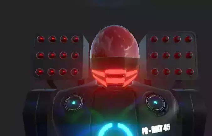 Attacking robot