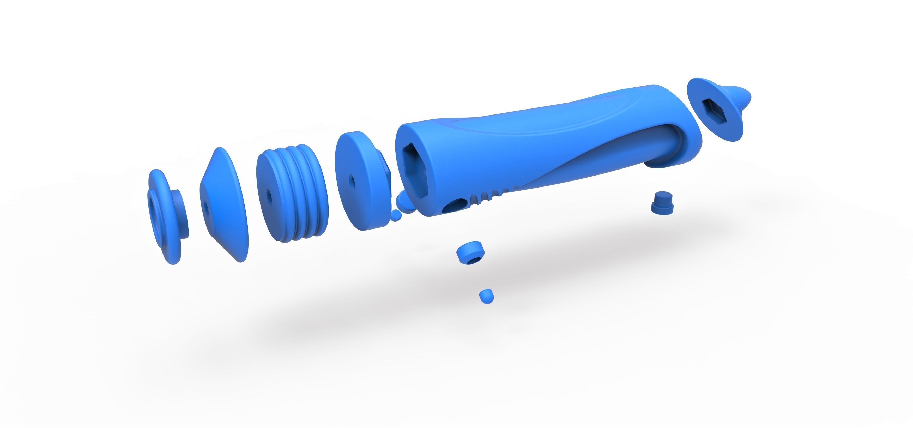 Lightsaber of Darth Sidious from Star Wars The Phantom menace 3D print model_18