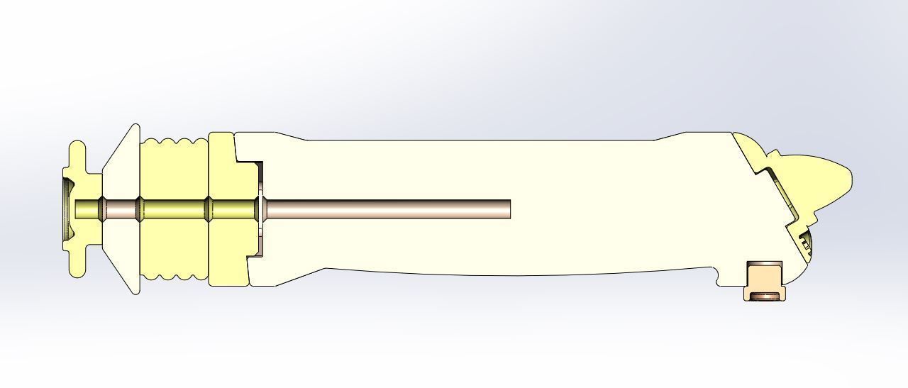 Lightsaber of Darth Sidious from Star Wars The Phantom menace 3D print model_24