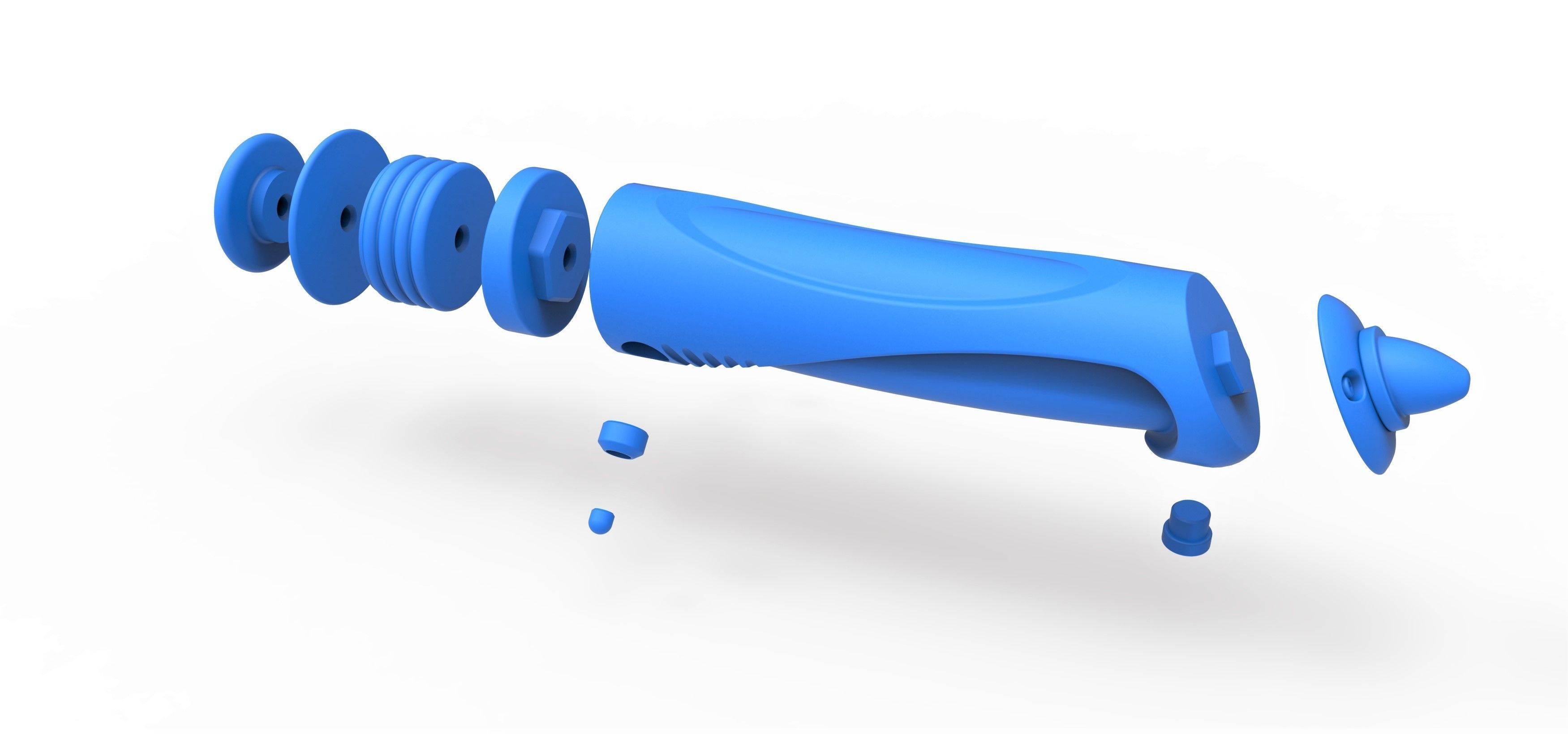 Lightsaber of Darth Sidious from Star Wars The Phantom menace 3D print model_22